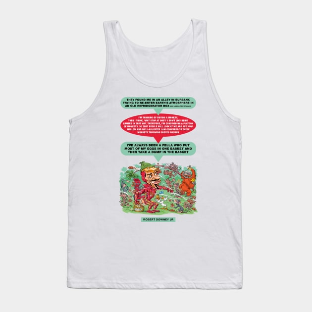 Robert Downey Jr. Tank Top by PLAYDIGITAL2020